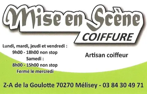 Sponsor Mise en scène coiffure